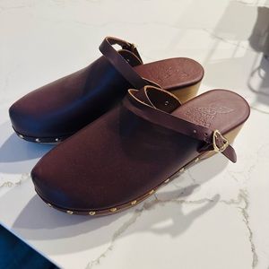 Ancient Greek Sandals Classic Closed Clog Chestnut FITS A SIZE 9